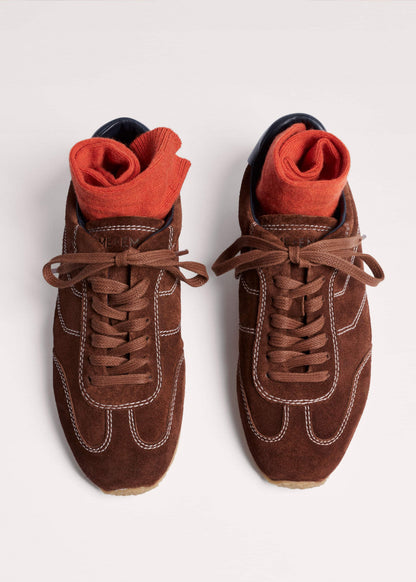 ME+EM Brown Retro Runner Sneaker