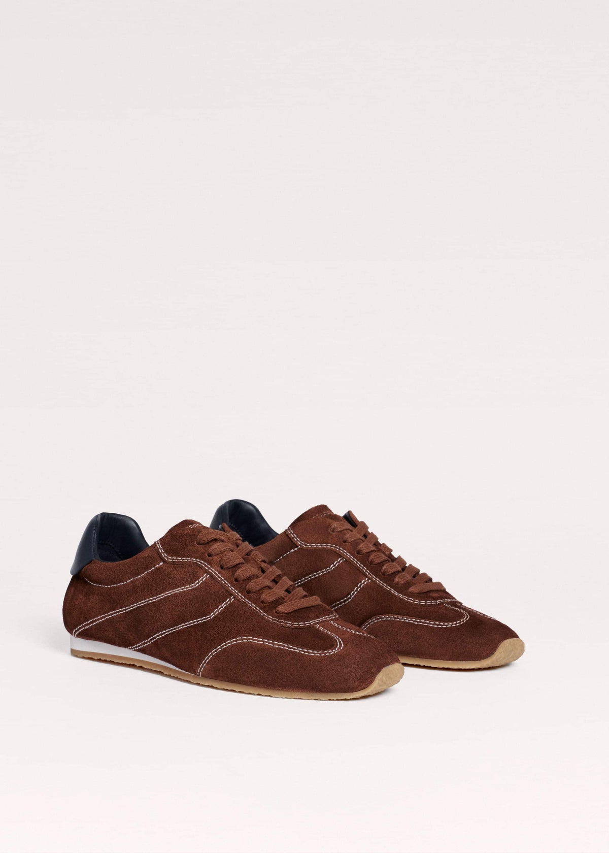 ME+EM Brown Retro Runner Sneaker