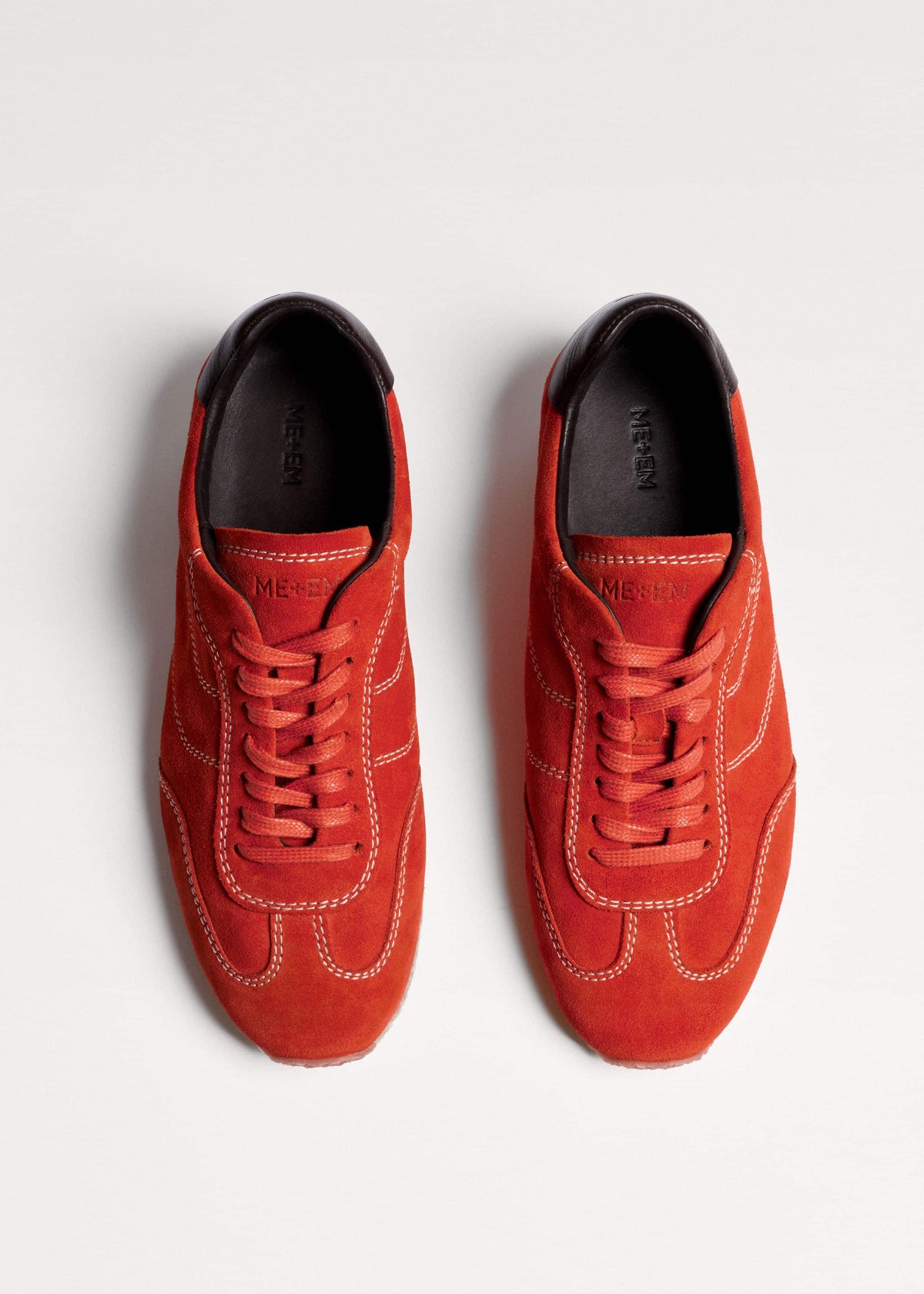 ME+EM Orange Retro Runner Sneaker
