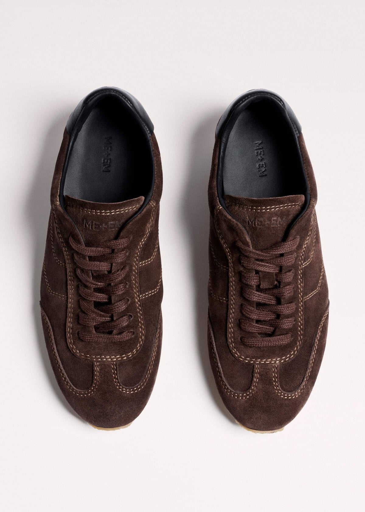ME+EM Brown Retro Runner Sneaker