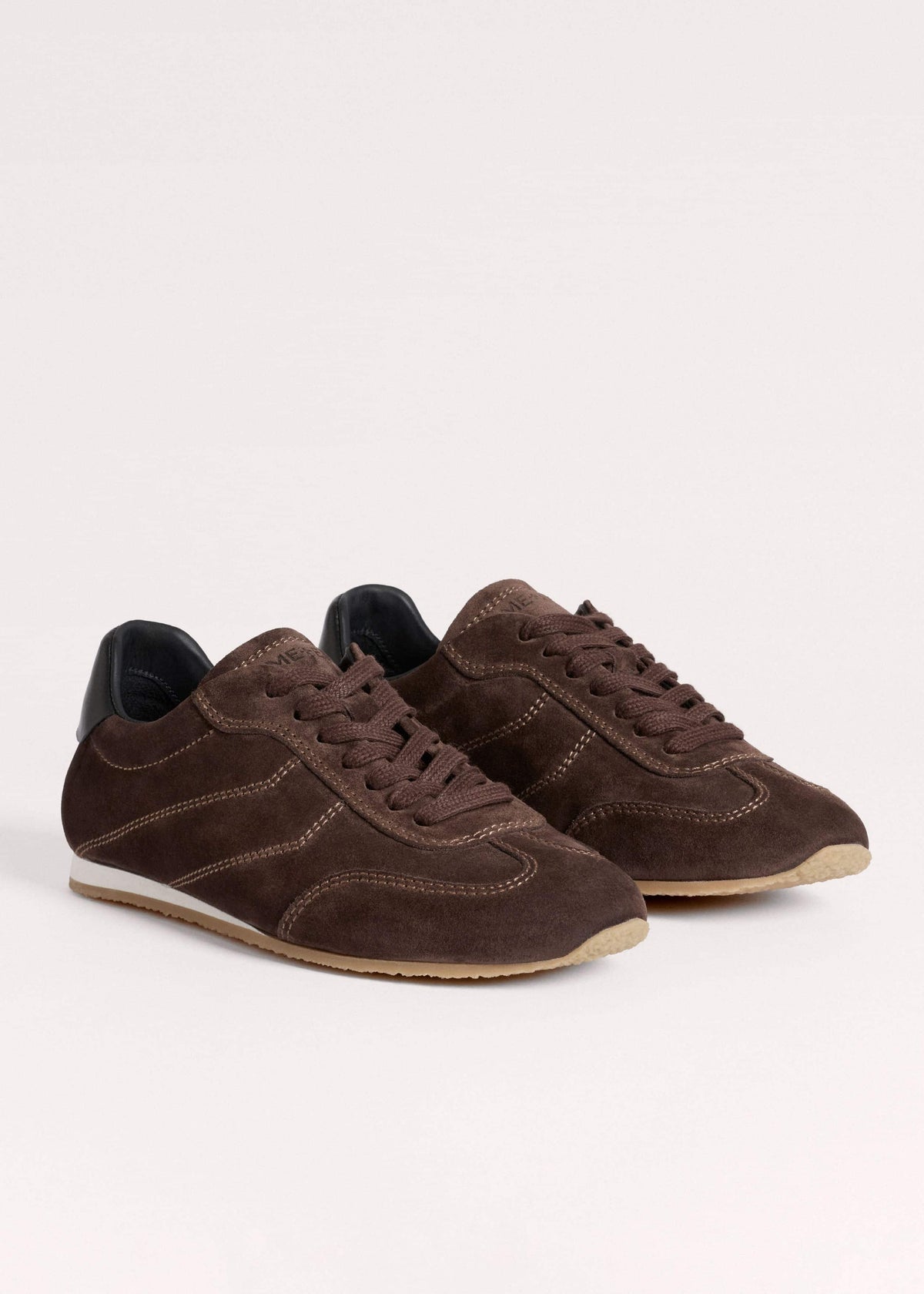 ME+EM Brown Retro Runner Sneaker