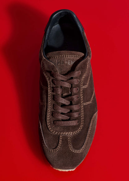 ME+EM Brown Retro Runner Sneaker