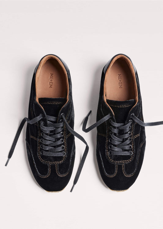 ME+EM Black Velvet Retro Runner