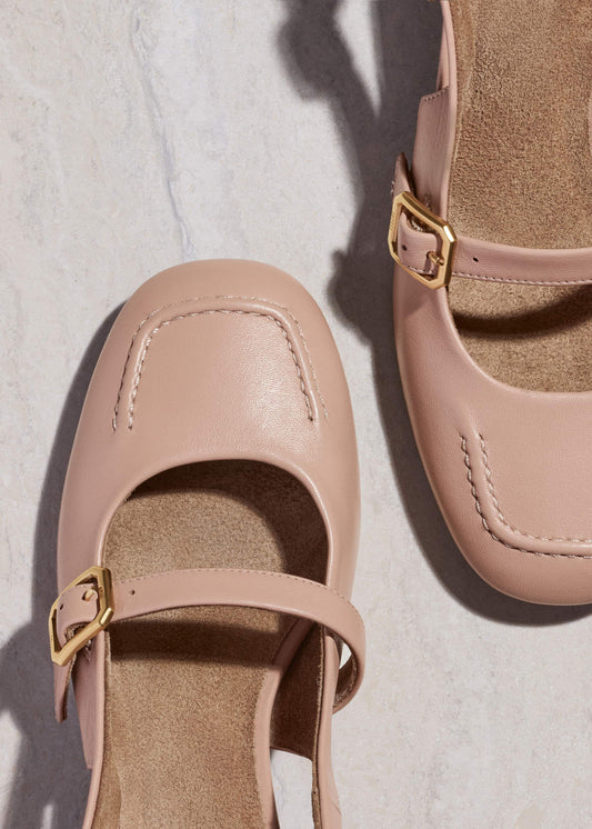 ME+EM Pink Mary Jane Slingback