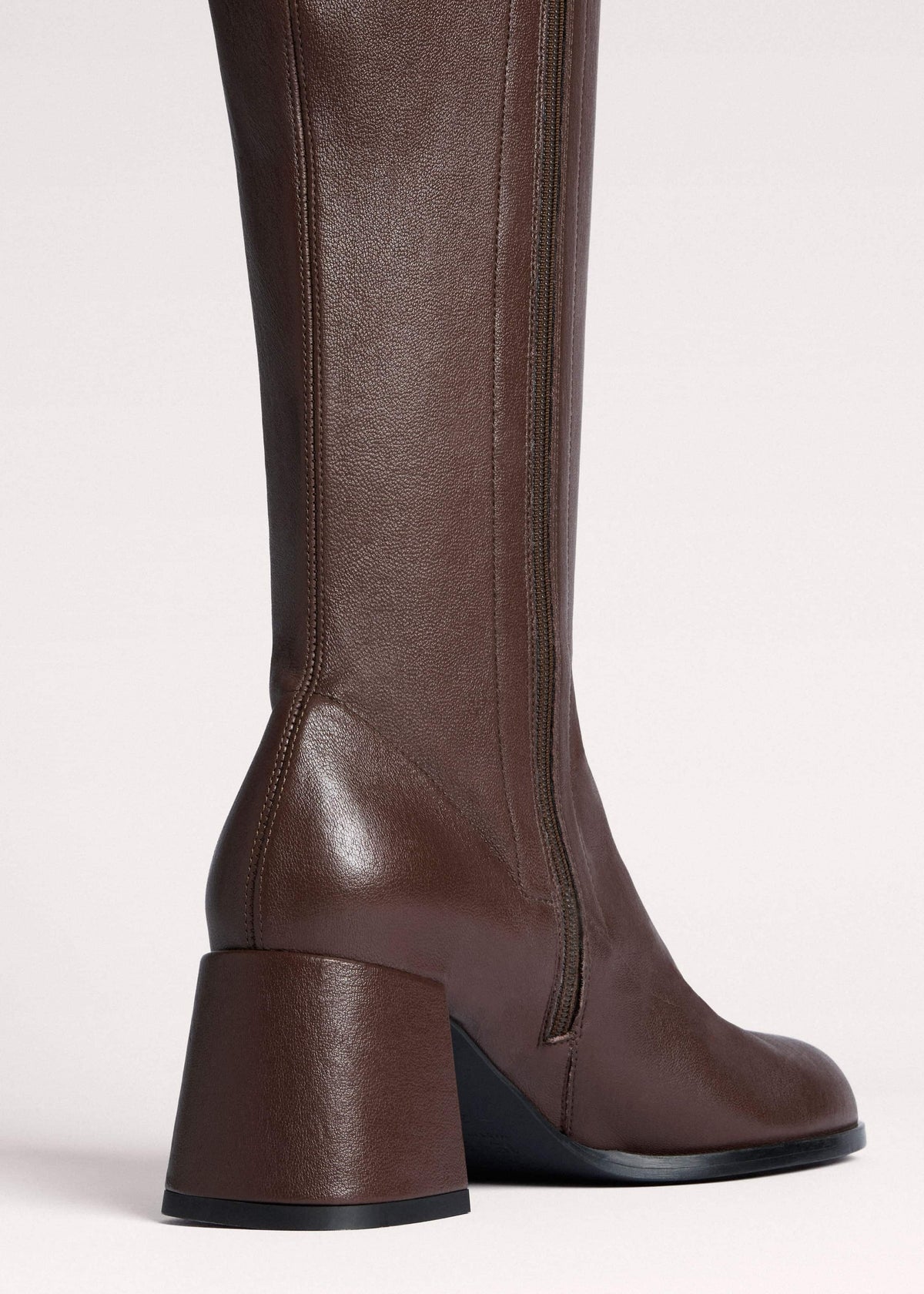 ME+EM Brown Knee-High Stretch Boot