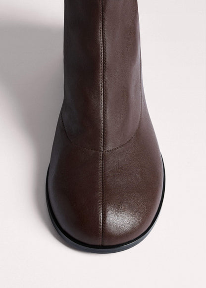 ME+EM Brown Knee-High Stretch Boot