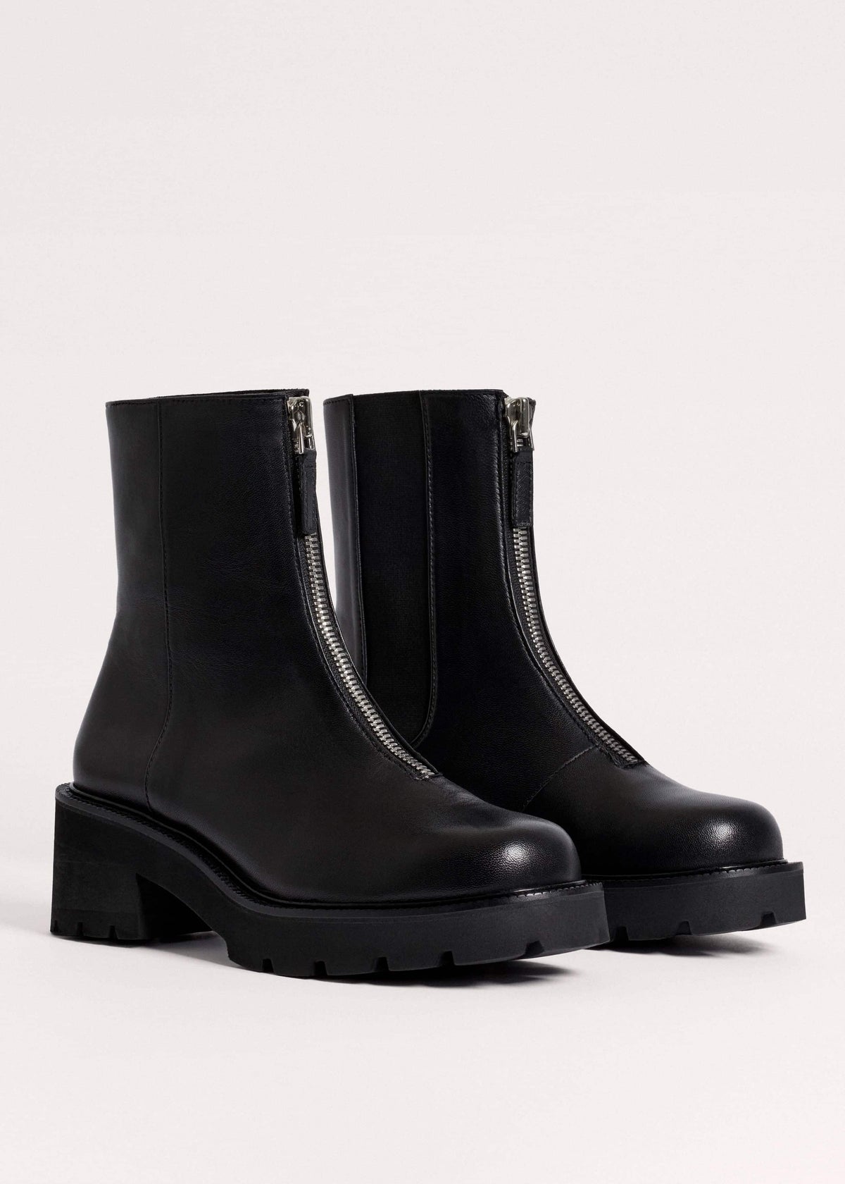 ME+EM Black Zip Front Boot