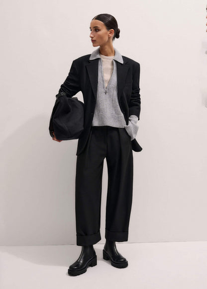 ME+EM Black Zip Front Boot