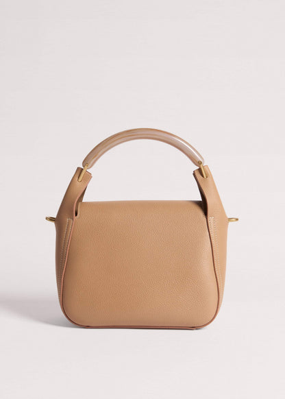 ME+EM Light Brown Resin Handle Crossbody Bag