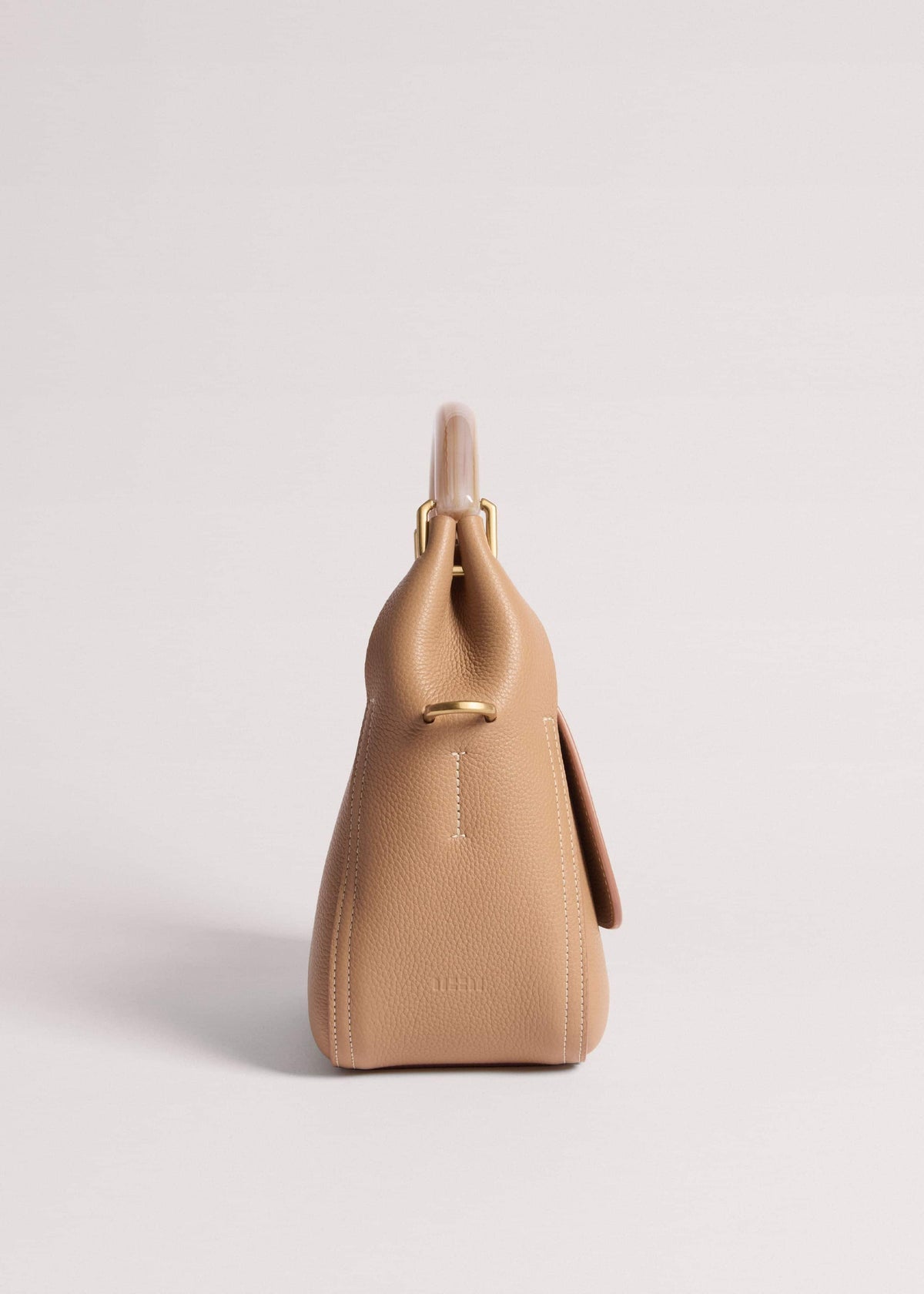 ME+EM Light Brown Resin Handle Crossbody Bag