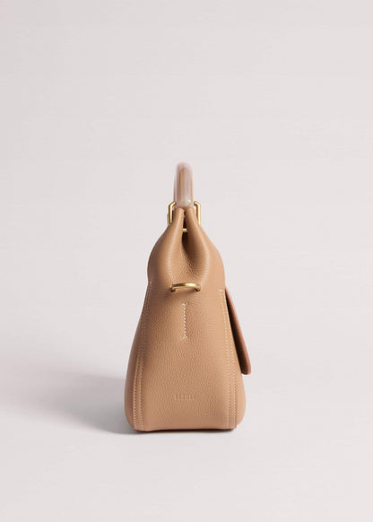 ME+EM Light Brown Resin Handle Crossbody Bag