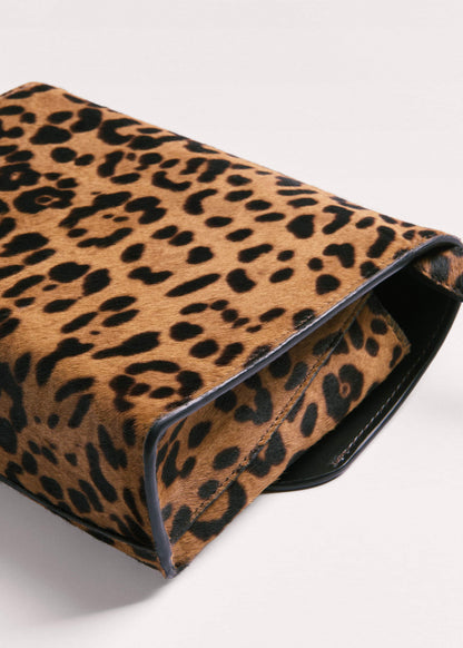 ME+EM Brown 2-Way Leopard Print Crossbody Bag