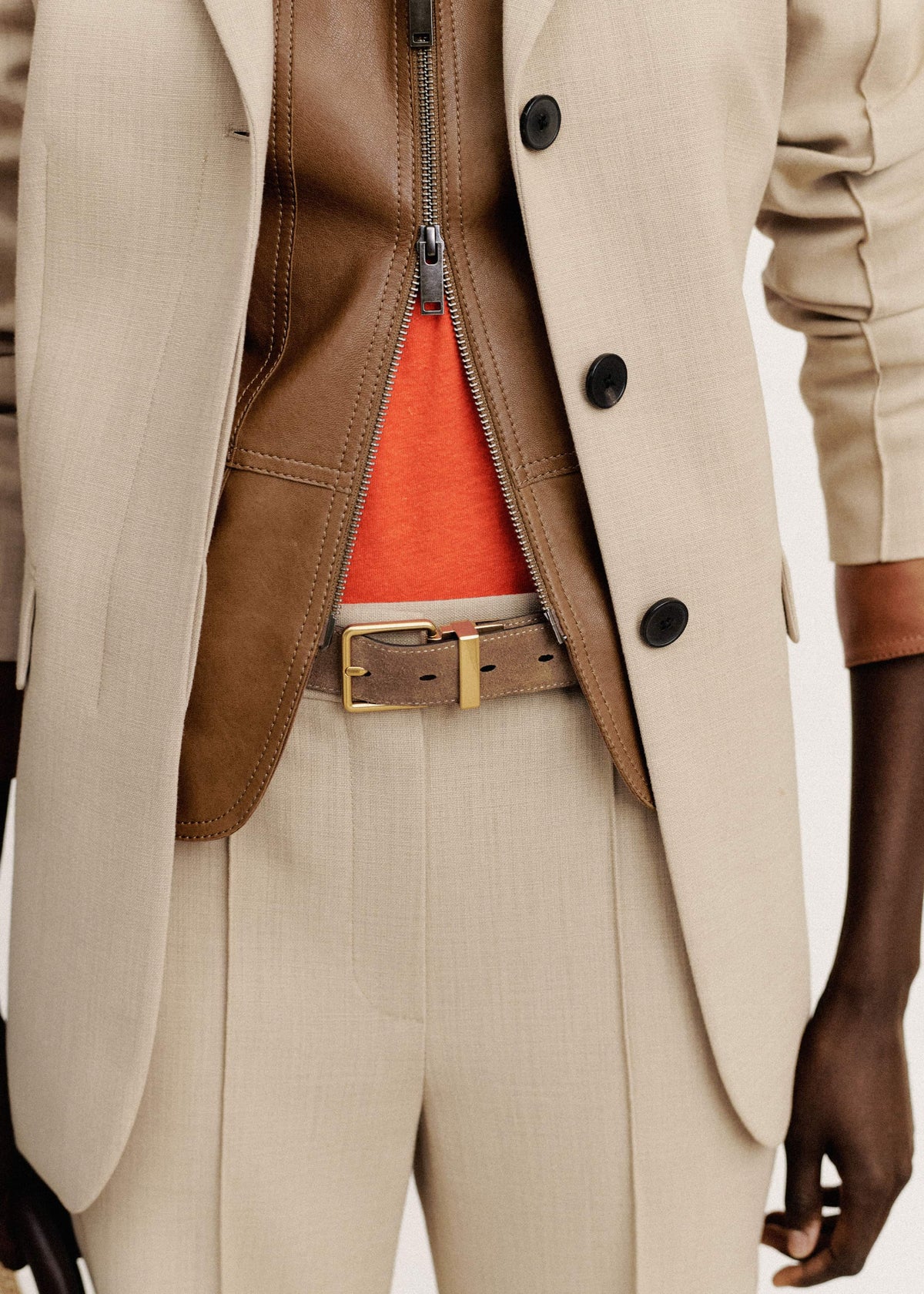 ME+EM Black + Tan Reversible Belt
