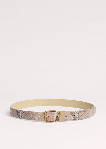 ME+EM Snake Print Reversible Belt