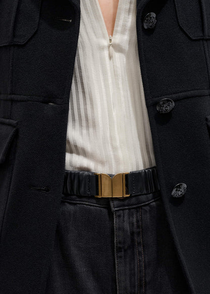 ME+EM Black Elasticated Belt