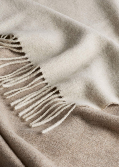 ME+EM Cream Cashmere Blend Travel Scarf