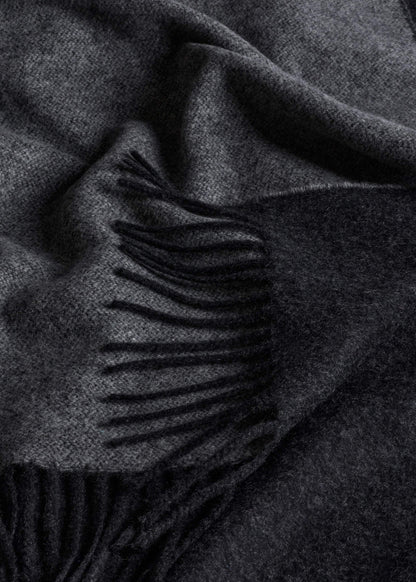 ME+EM Gray Cashmere Blend Travel Scarf