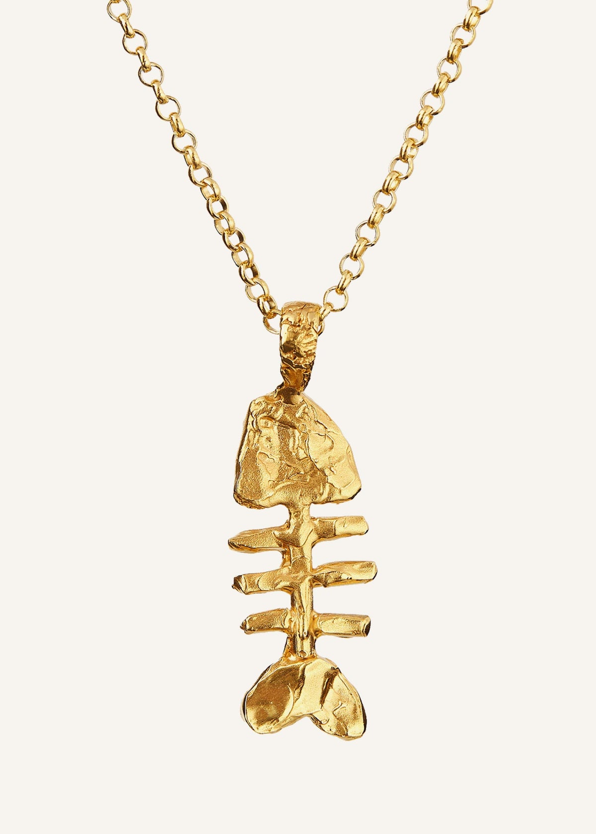 ME+EM Gold Silhouette Of Summer Necklace