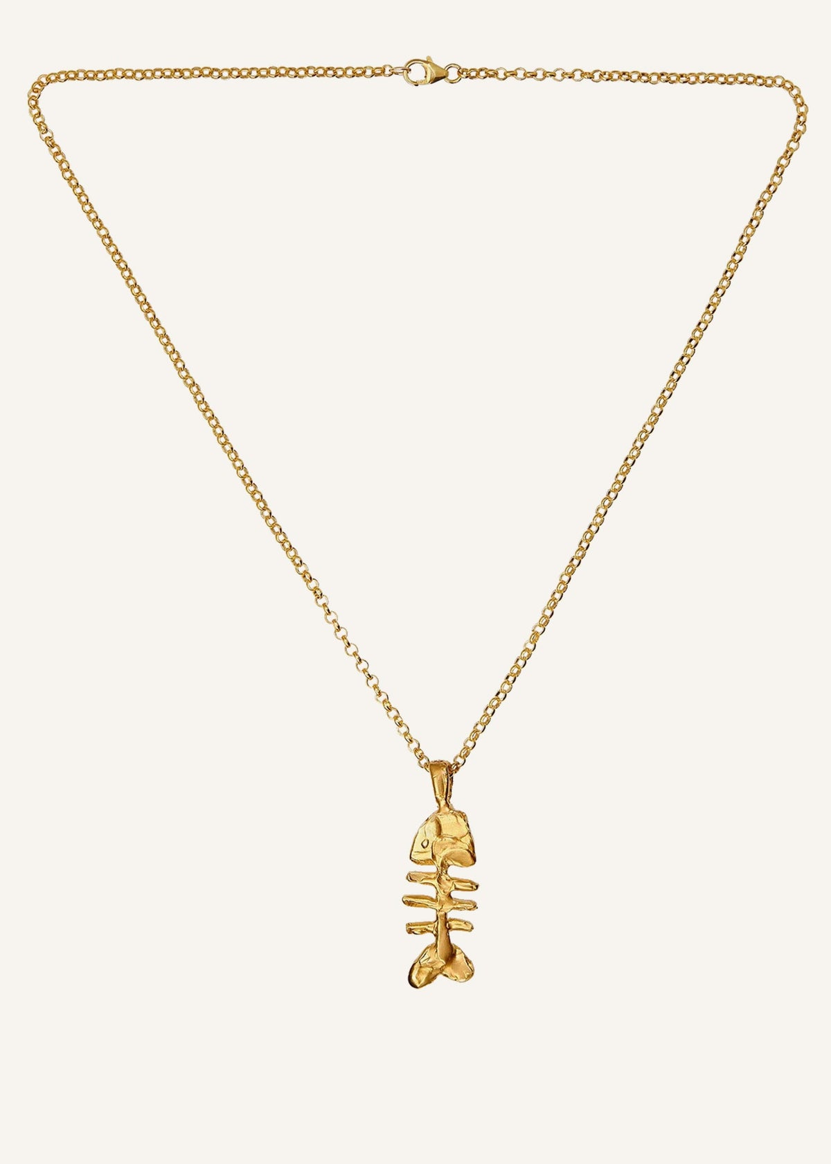 ME+EM Gold Silhouette Of Summer Necklace