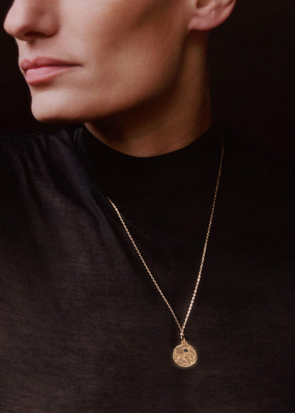 ME+EM Gold Taurus Necklace