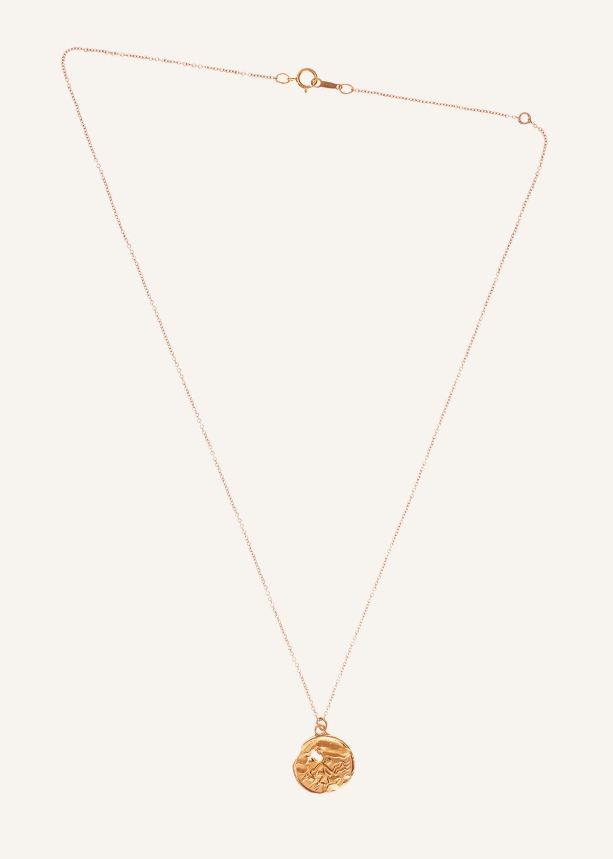ME+EM Gold Aquarius Necklace