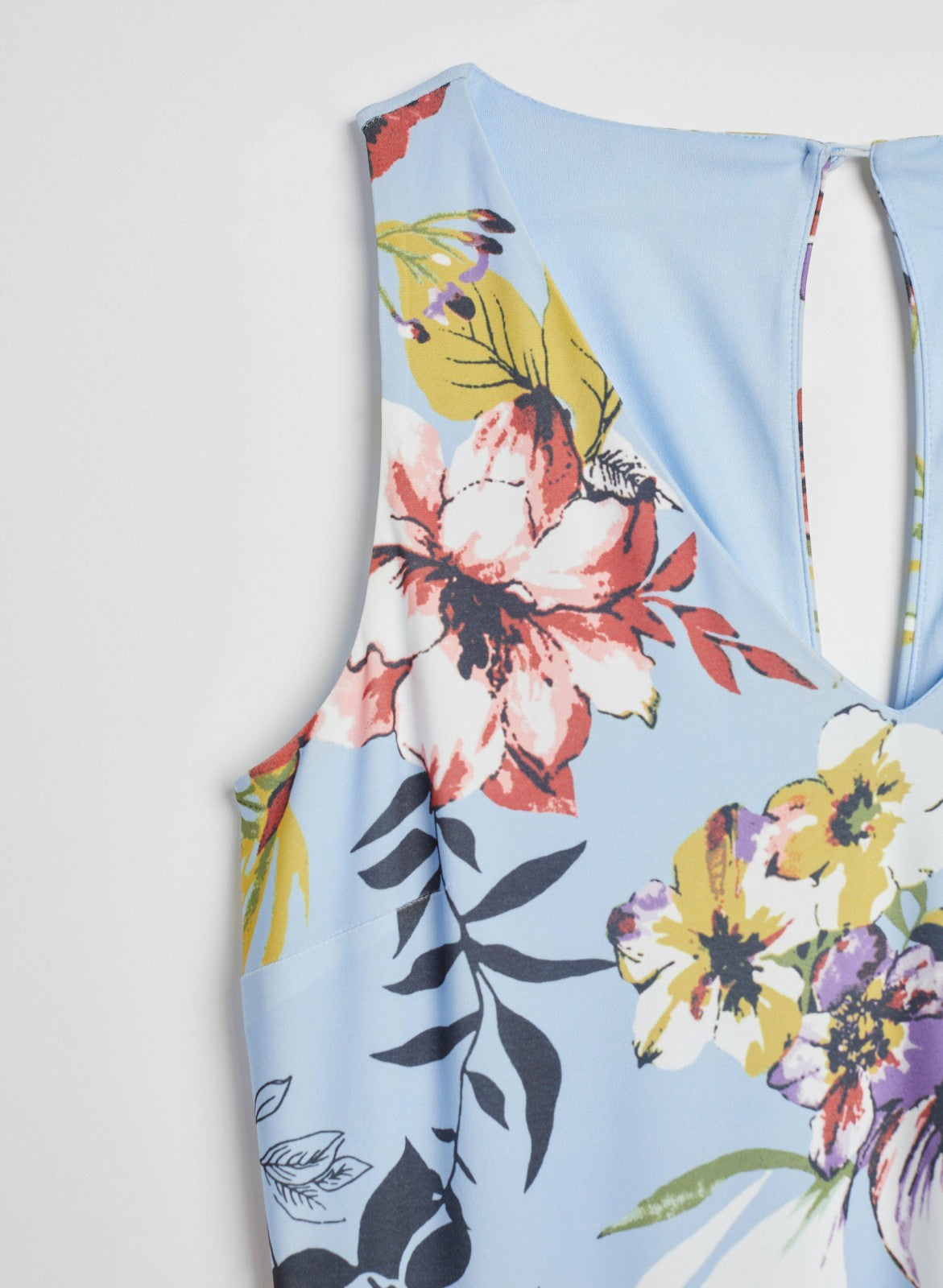 Women Floral Print Maxi Dress Blue Pattern | Melanie Lyne