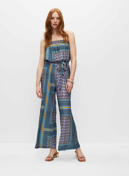 Women Patchwork Print Jumpsuit Multicolour | Melanie Lyne
