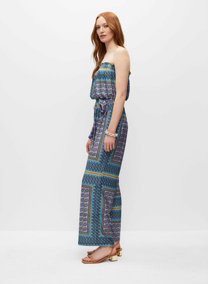 Women Patchwork Print Jumpsuit Multicolour | Melanie Lyne