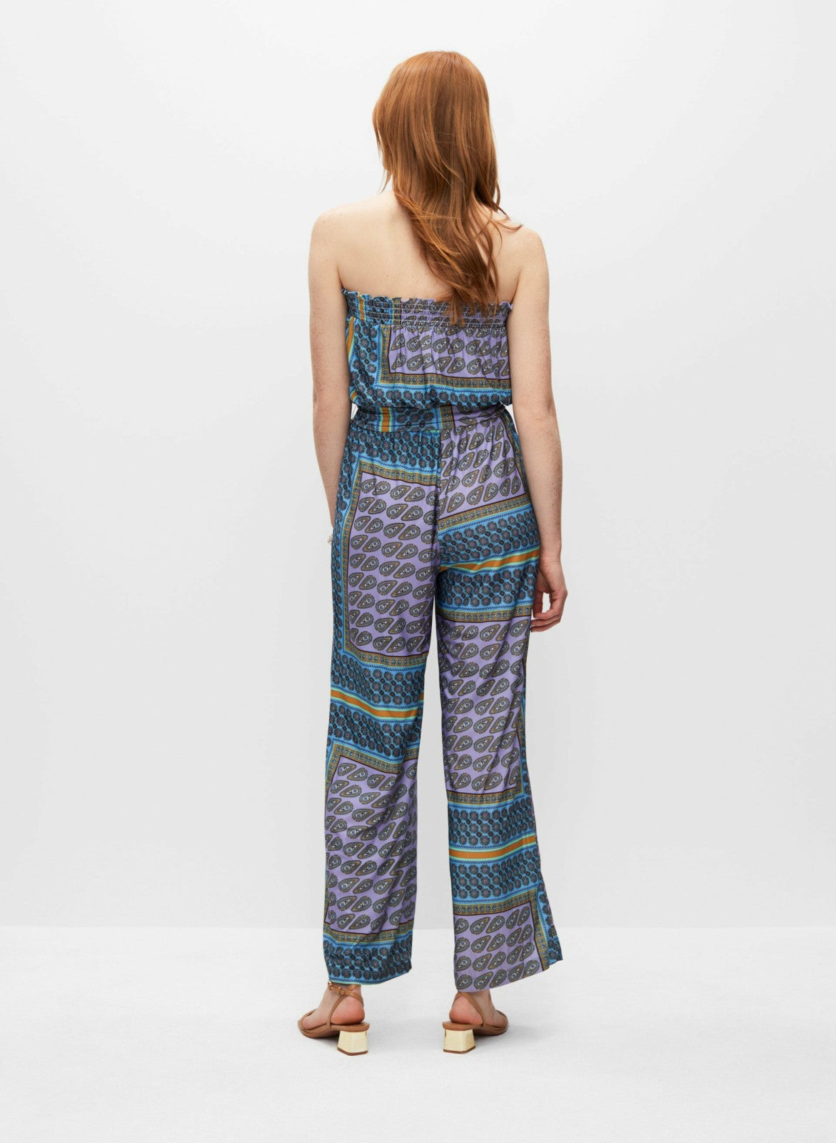Women Patchwork Print Jumpsuit Multicolour | Melanie Lyne