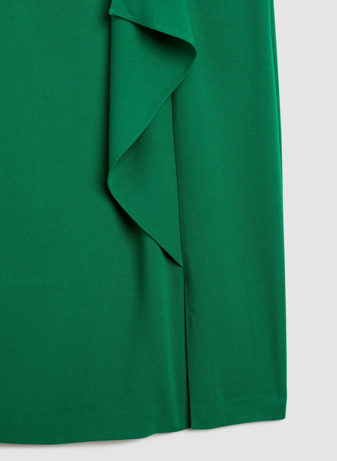 Women Jewel Trim Flounce Dress Palm Leaf | Melanie Lyne