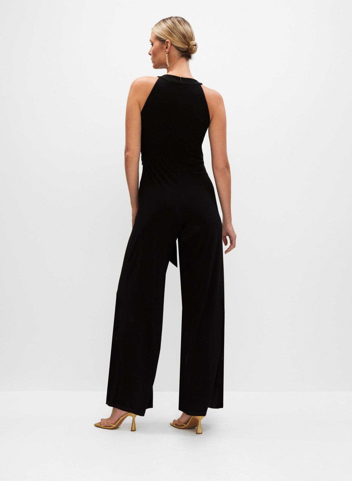 Women Joseph Ribkoff - Ring Detail Jumpsuit Black | Melanie Lyne