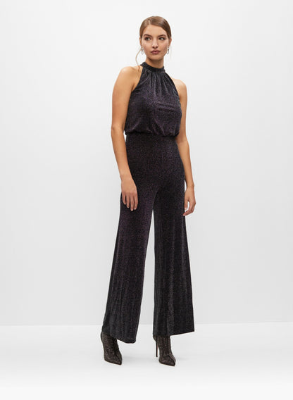 Women Glitter Jumpsuit Grey Fog | Melanie Lyne