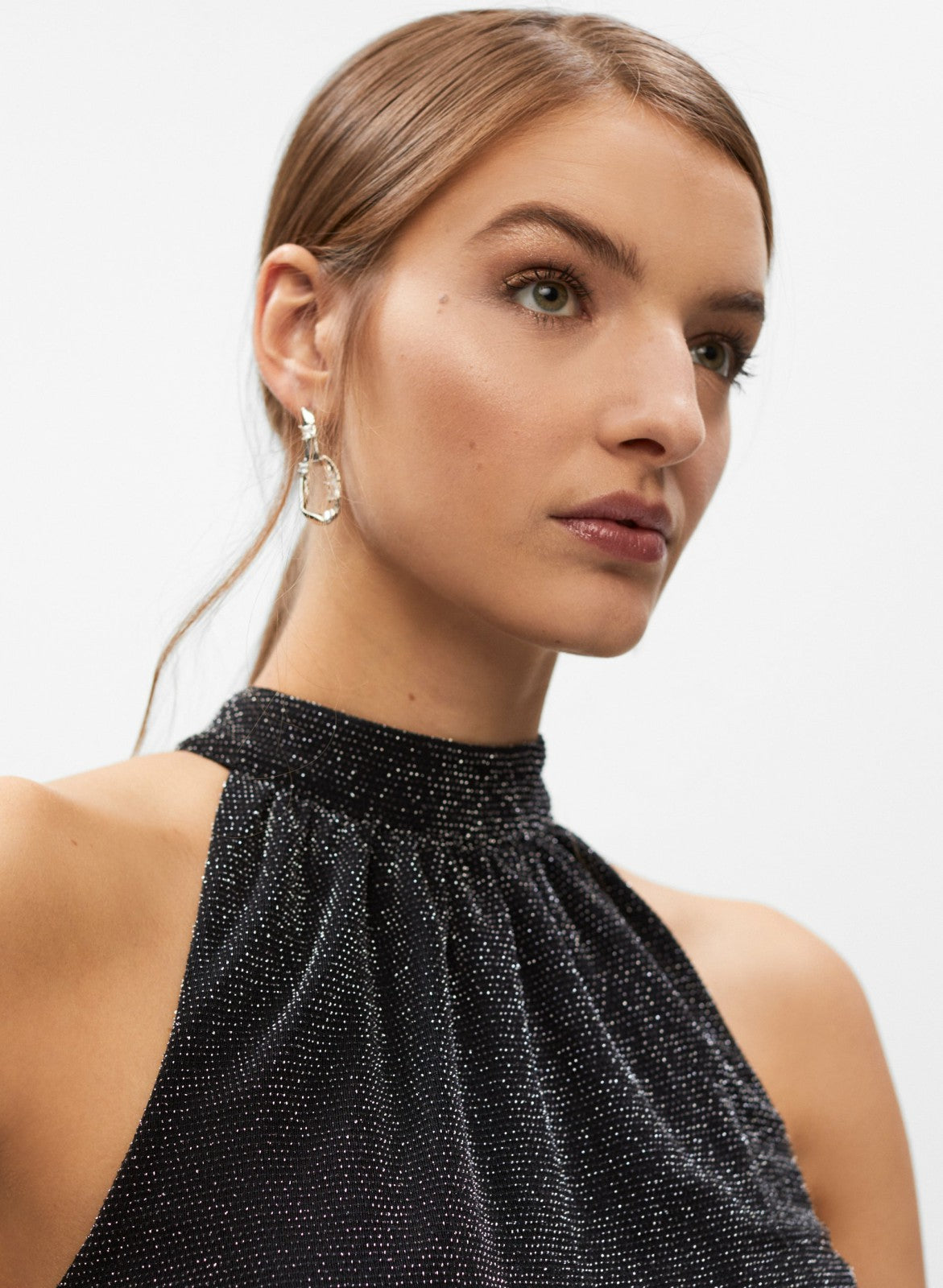 Women Glitter Jumpsuit Grey Fog | Melanie Lyne