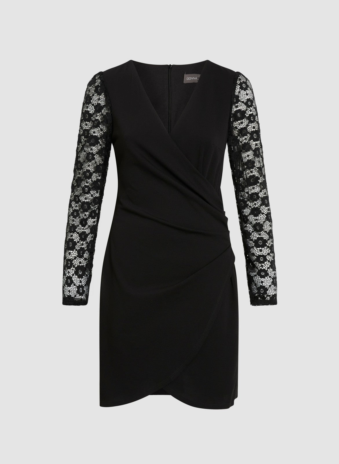 Women Lace Sleeve Dress Black | Melanie Lyne