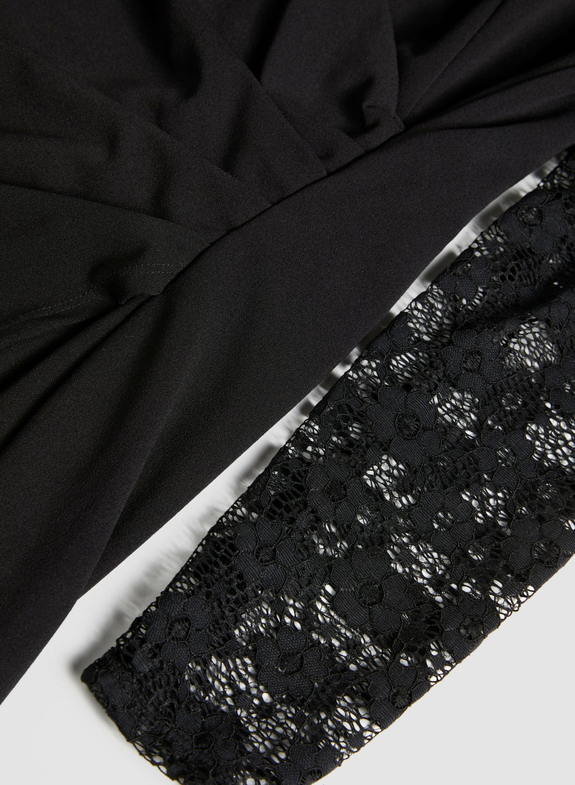 Women Lace Sleeve Dress Black | Melanie Lyne