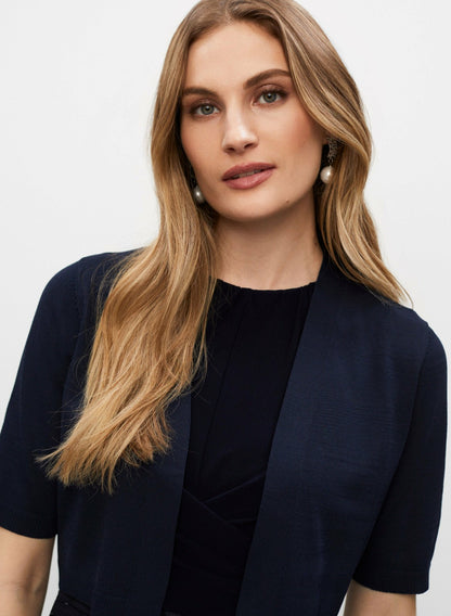 Women Knit Elbow Sleeve Bolero Night Sky | Melanie Lyne