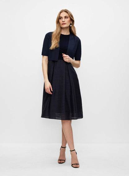 Women Knit Elbow Sleeve Bolero Night Sky | Melanie Lyne