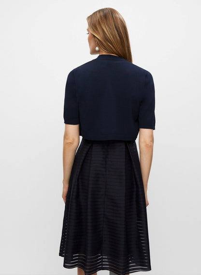 Women Knit Elbow Sleeve Bolero Night Sky | Melanie Lyne