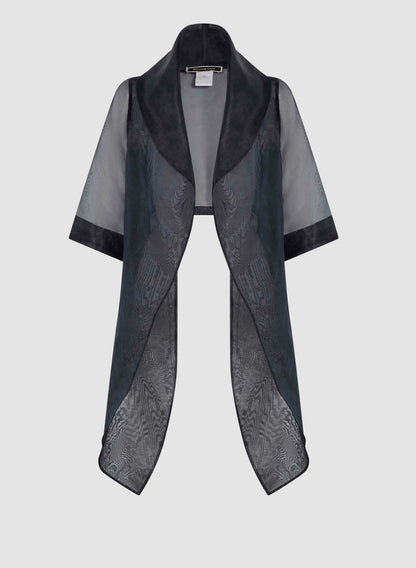 Women Oversized Tie Detail Bolero Night Sky | Melanie Lyne