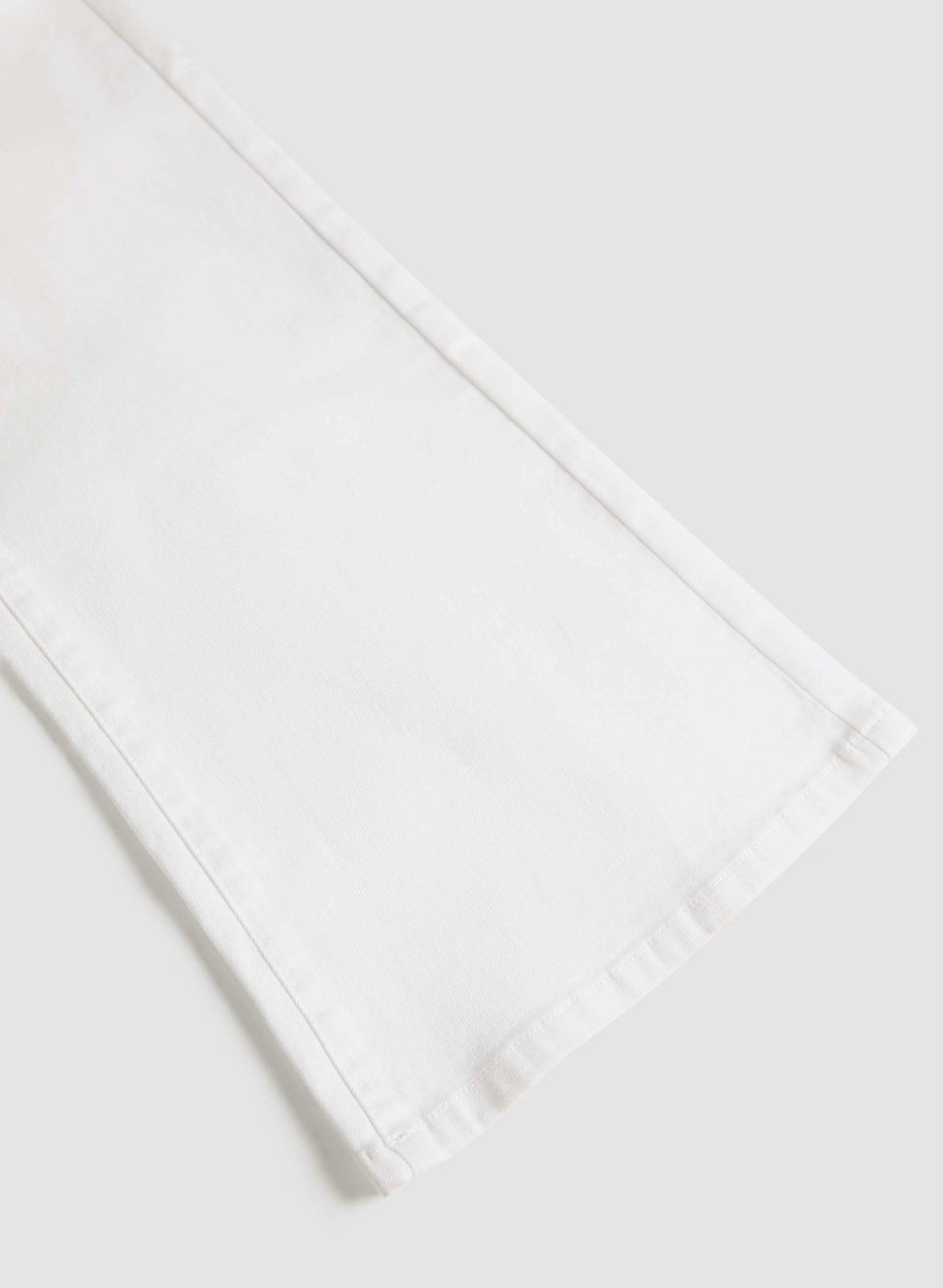 Women Flare Leg Denim Pants White | Melanie Lyne