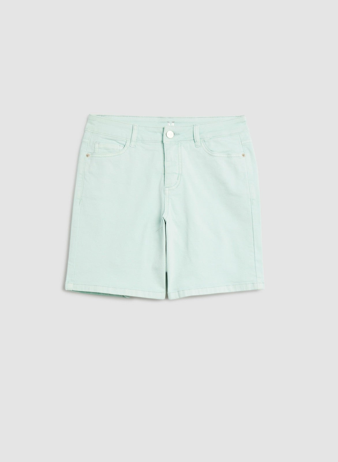 Women Denim Shorts Mint Green | Melanie Lyne