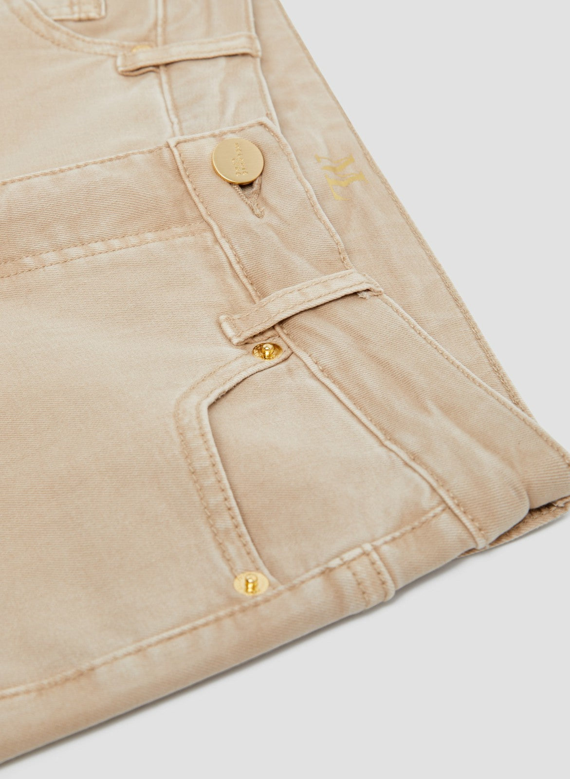 Women Straight Leg Denim Capris Light Chardonnay | Melanie Lyne