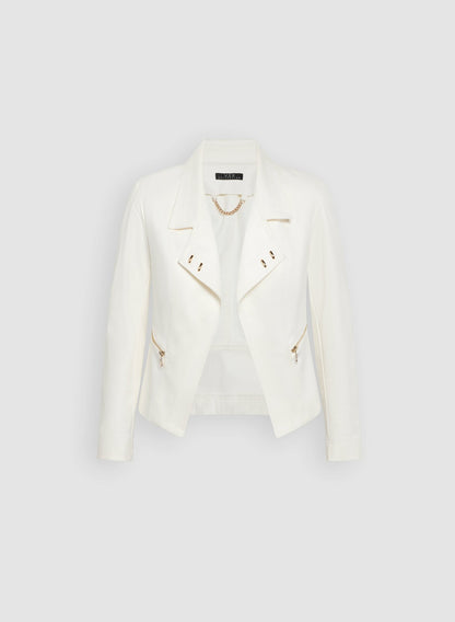 Women Vex - Stud Detail Jacket Ivory | Melanie Lyne