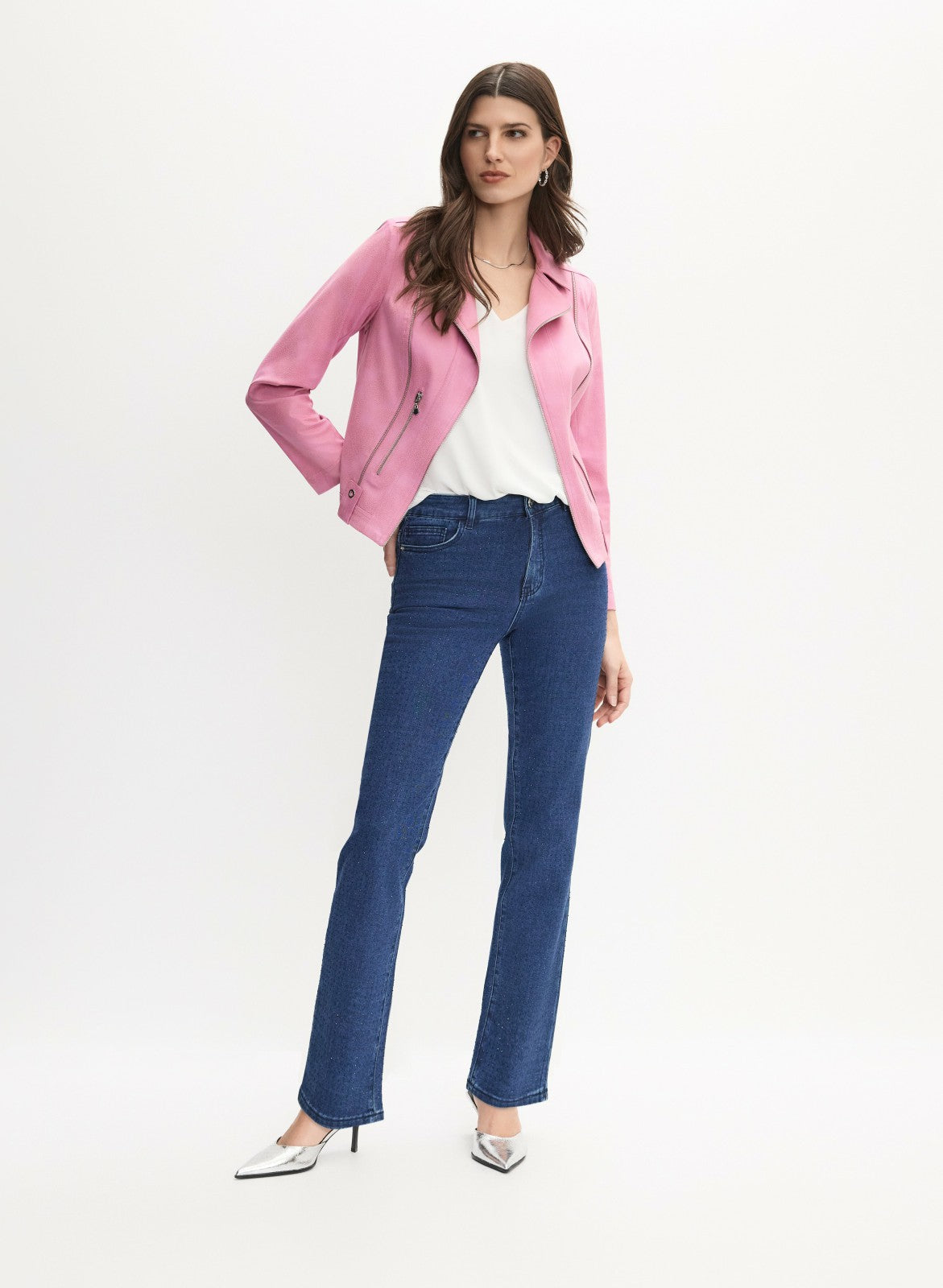 Women Vex - Tab Detail Jacket Tea Rose | Melanie Lyne