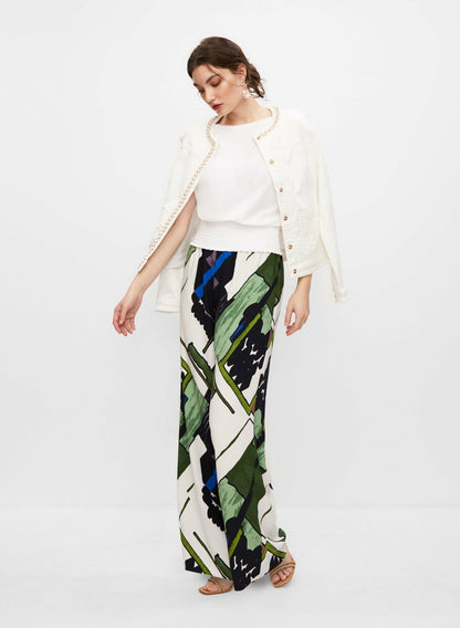 Women Crew Neck Jacket White | Melanie Lyne
