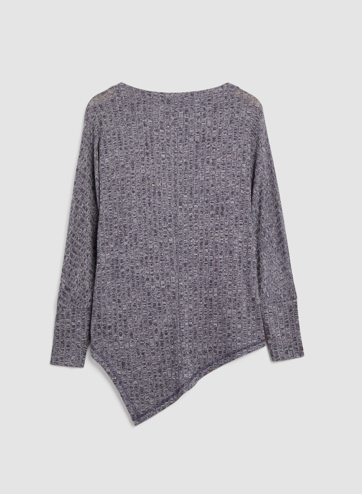 Women Asymmetrical Melange Knit Tunic Night Sky | Melanie Lyne