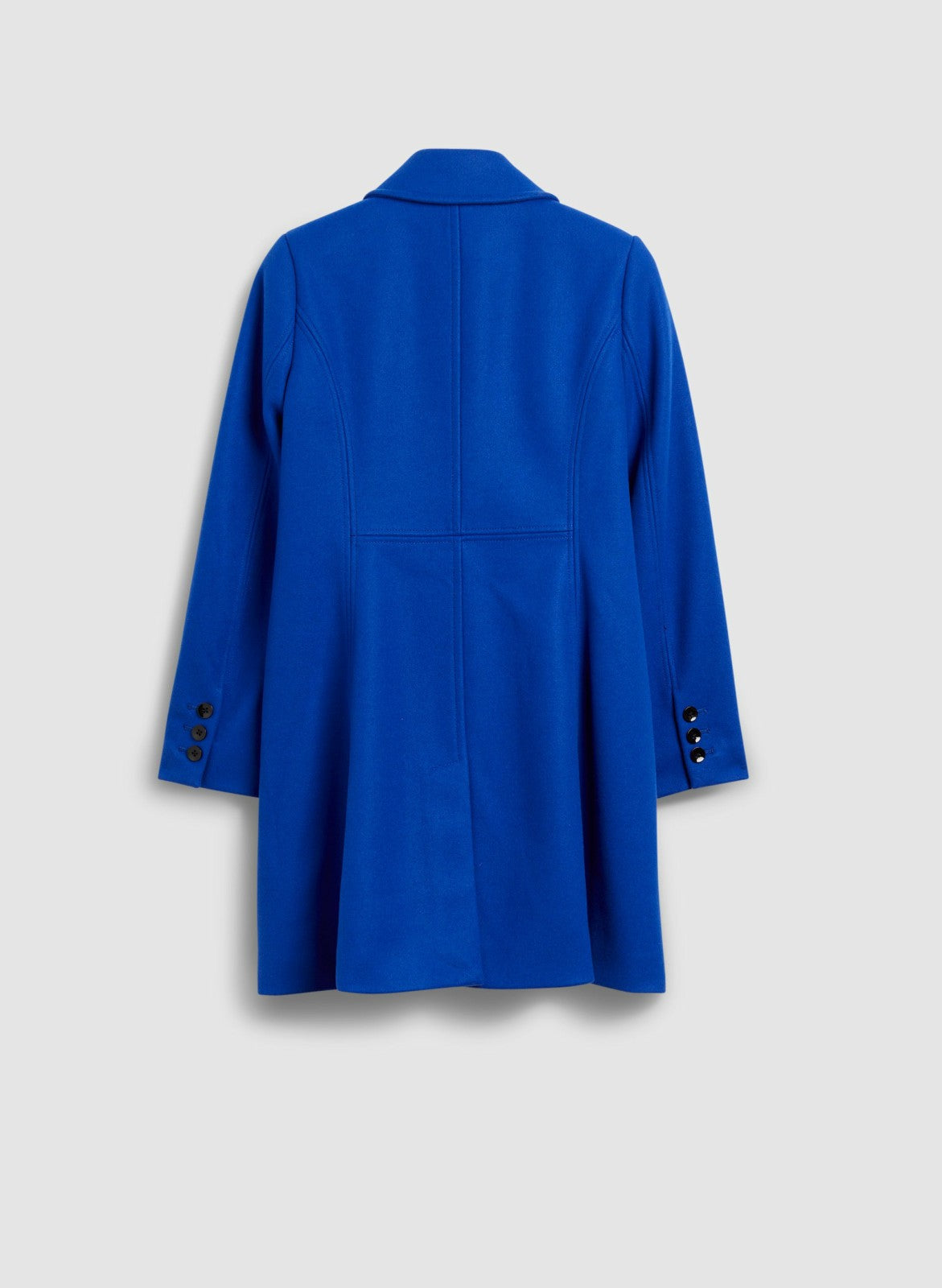 Women Stretch Wool Blend Coat Royal Blue | Melanie Lyne