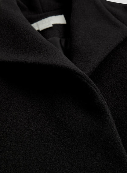 Women Mallia - Wool Blend Coat Black | Melanie Lyne
