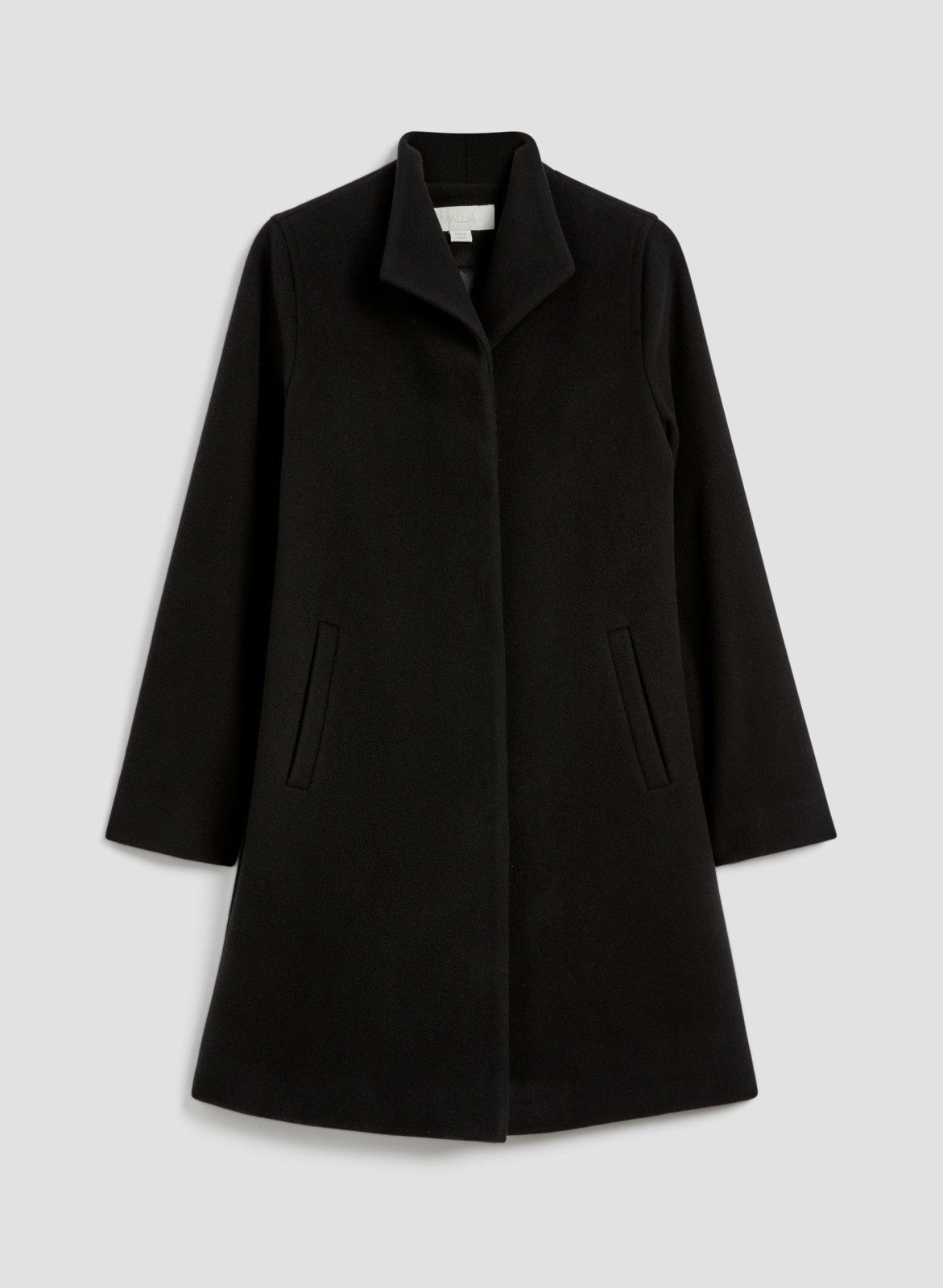 Women Mallia - Wool Blend Coat Black | Melanie Lyne
