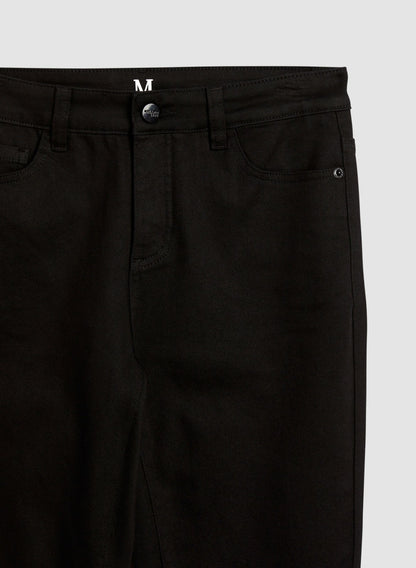 Women Flare Leg Jeans Black | Melanie Lyne